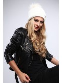 Cream women\'s winter hat C2 - Online store - Boutique